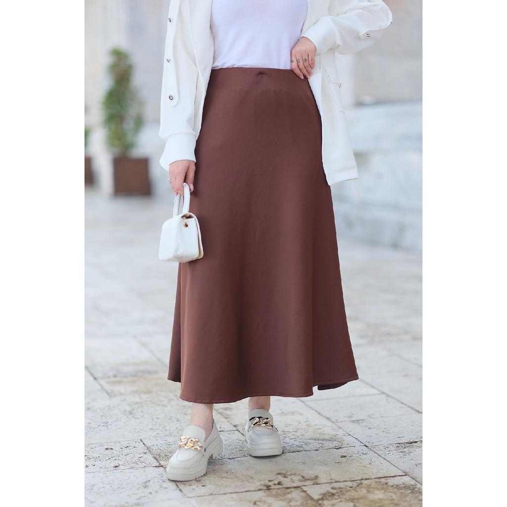 Юбка-дайв с эластичной резинкой на талии, черная