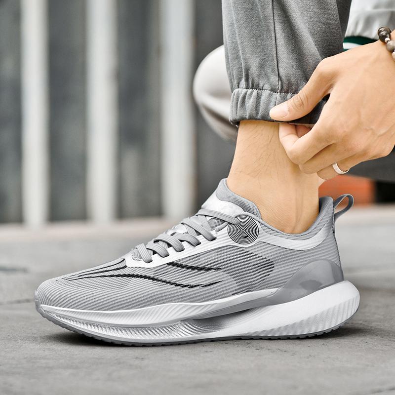 Men's Running Shoes Breathable Man Sports Sneakers Lace Up Comfort Casual Walking Shoes Athletic Training Footwear