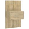 Wall Mounted Nightstand Sonoma Oak