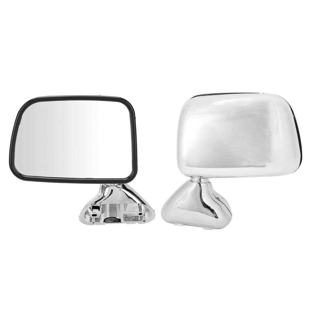 Pair Car Door Rearview Mirror Electroplated Driving Security Fit for HILUX 1988‑2005