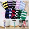 Повседневные Теплые Женские Полосатые Чулки Выше Колена Длинные Носки До Бедра