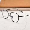High Quality Ultralight Pure Titanium Glasses Frame For Men And Women Fashionable Retro Eyeglasses Optical Prescription Eyewear