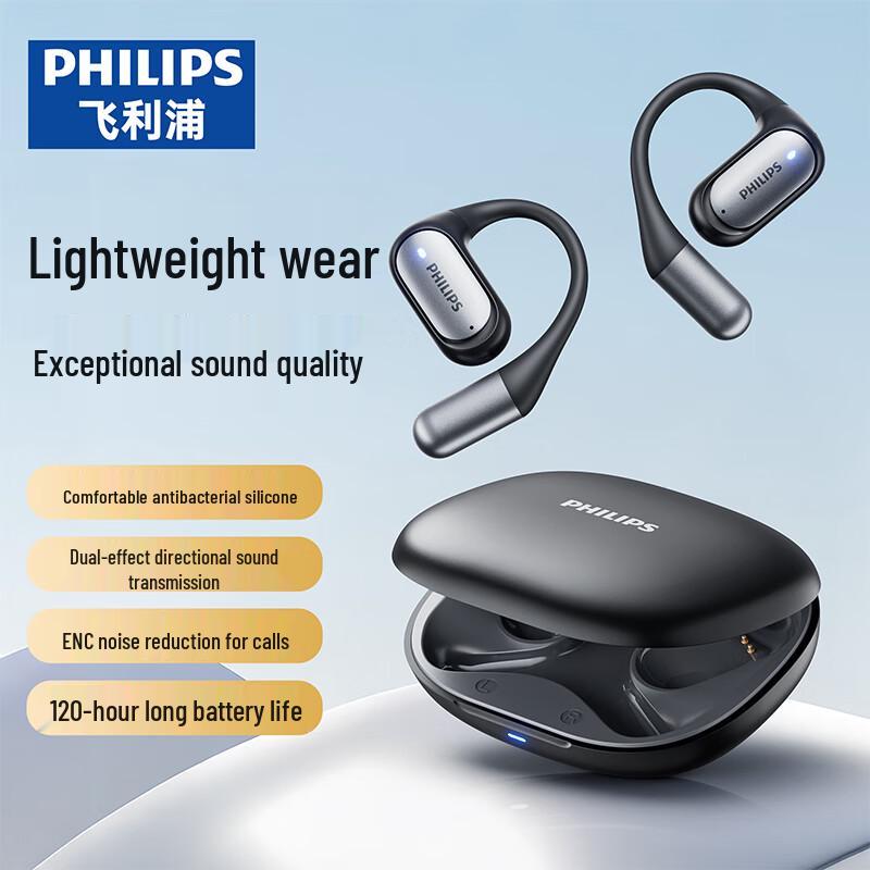 Philips Беспроводные Bluetooth-наушники-вкладыши открытого типа для спорта