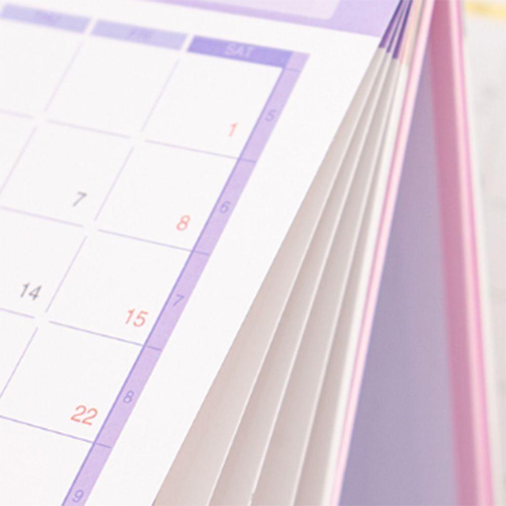 Бумажный настольный календарь Украшение дома Украшения рабочего стола Новый ежедневник