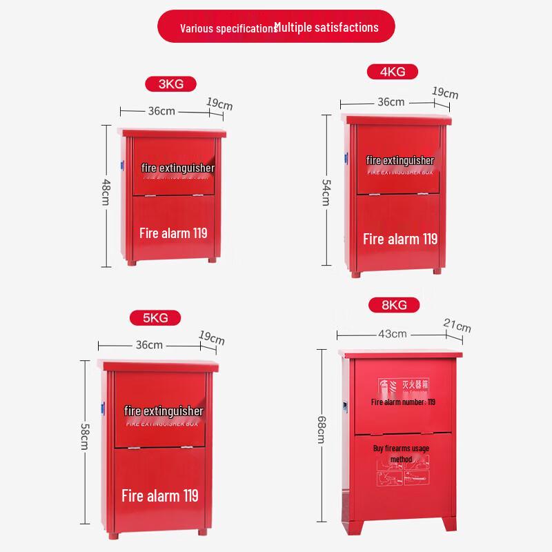 Two-Pack Fire Extinguisher Storage Box