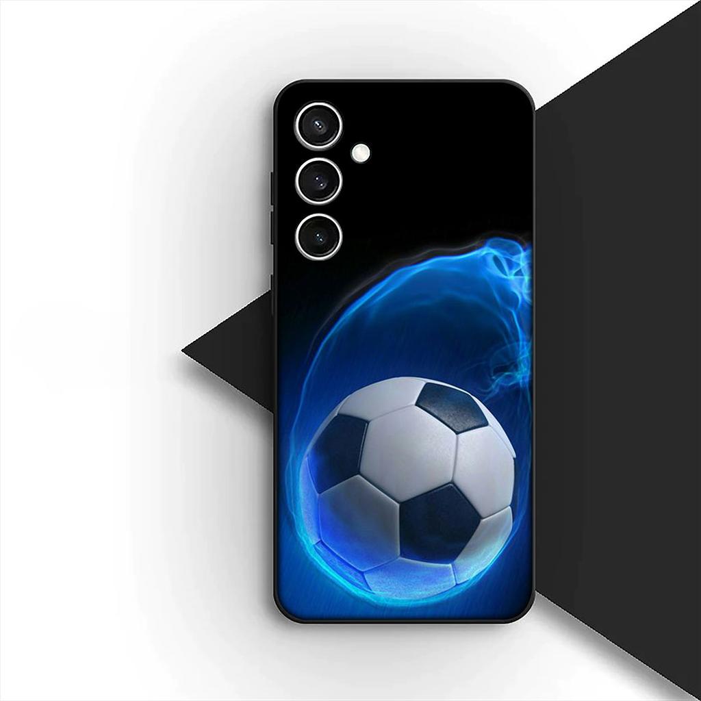 Soccer Number Football Silicone Cover for Samsung Galaxy S10 Lite S8 S9 Plus A33 A34 A31 70 A71 A72 Note 20 9 8 Coque Phone Case