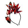 Women Headband Colorful Butterflies Decor Bridal Hair Band Parties Cosplay Halloween Hair Accessories