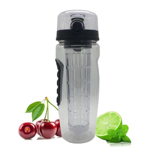 960 мл/32 унции Спортивная бутылка для воды с фильтром для заварки фруктов, герметичная чашка для воды без бисфенола-А, чашка для воды на открытом воздухе, велоспорт, фитнес-чашка для сока для тренажерного зала, офиса, пляжа