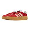 adidas VL Court Bold Hawthorn Устойчивые к истиранию Нескользящие Низкие Кеды для Скейтборда Женские Красные IH3083(Команда529-)