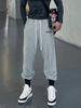 Bkcxzice Pants American Style Basketball Training Long Pants Sports Pants Men's Jogger Gray Casual Running Loose Sweatpants