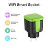 Wifi Tuya Smart Outdoor Socket IP44 Водонепроницаемая беспроводная вилка с дистанционным управлением EU 16A Поддержка Scene Linkage Alexa Google Home Vocie