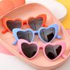 Boys Girls Heart-Shaped Vintage Heart Sunglasses Glasses Toddler Sunglasses Kids Sunglasses