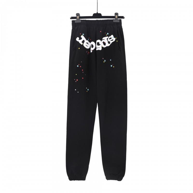 Mens Spiderweb Print Hooded Sweatshirt Casual Jogger Pants Set - Loose Fit Cotton Blend Streetwear Teens