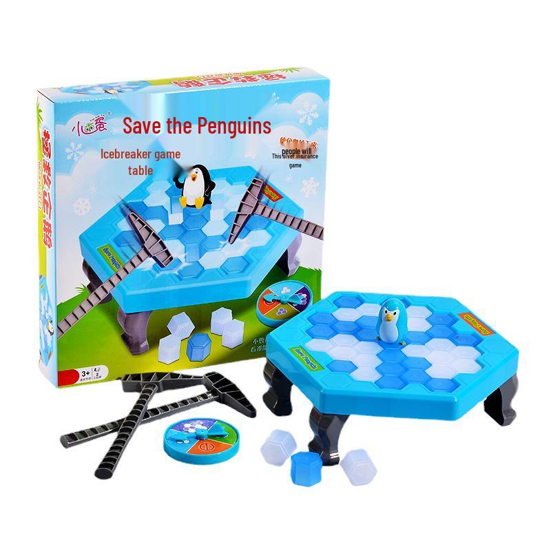 Penguin Rescue Game: Interactive Parent-Child Educational Ice Breaker Toy