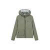 Solid Color Zip Detachable Sports Casual Hooded Jacket Men Jackets Green Khaki A11M211709FLK