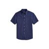 Polo FW22 Logo Print Straight Shirt Men Shirts Blue MNPOWOV1N810114-B82