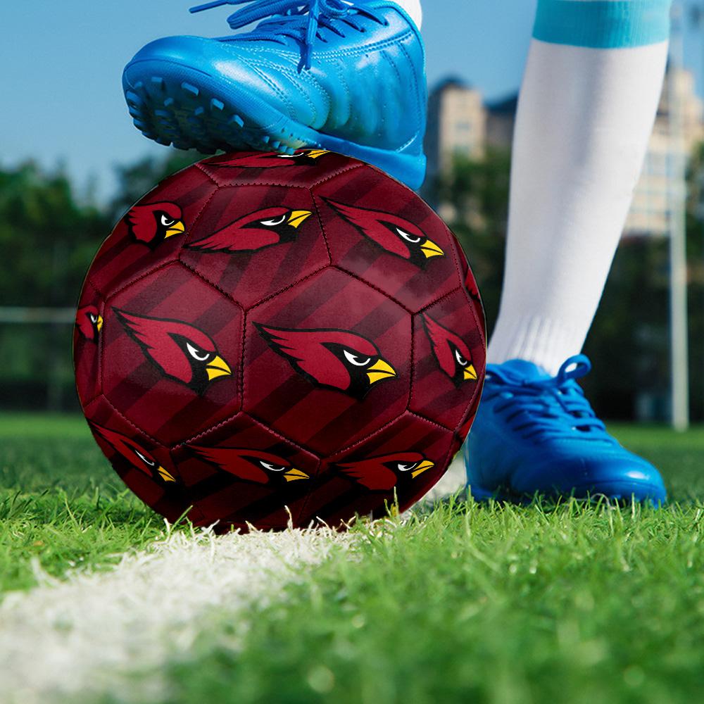 Cardinals Team Spirit Size 5 Soccer Balls, High-Quality, Anti-Slip, Protective Football, a Unique Gift Suitable for Birthdays, Christmas