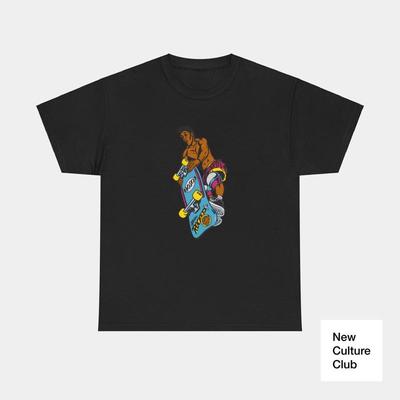 OF Hosoi Skate Vintage S S Skateboarding T Shirt Design