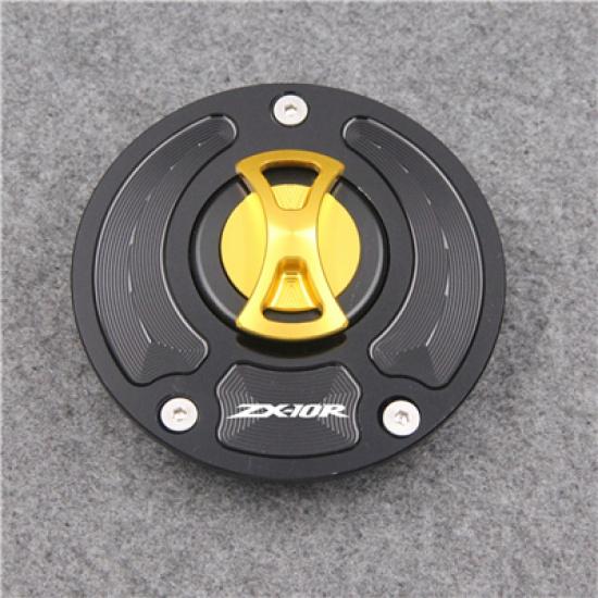 Крышка бензобака мотоцикла без ключа для Kawasaki Ninja ZX-10R 2006-2010 2014 2015 2016 2017 2018 ZX10R ZX