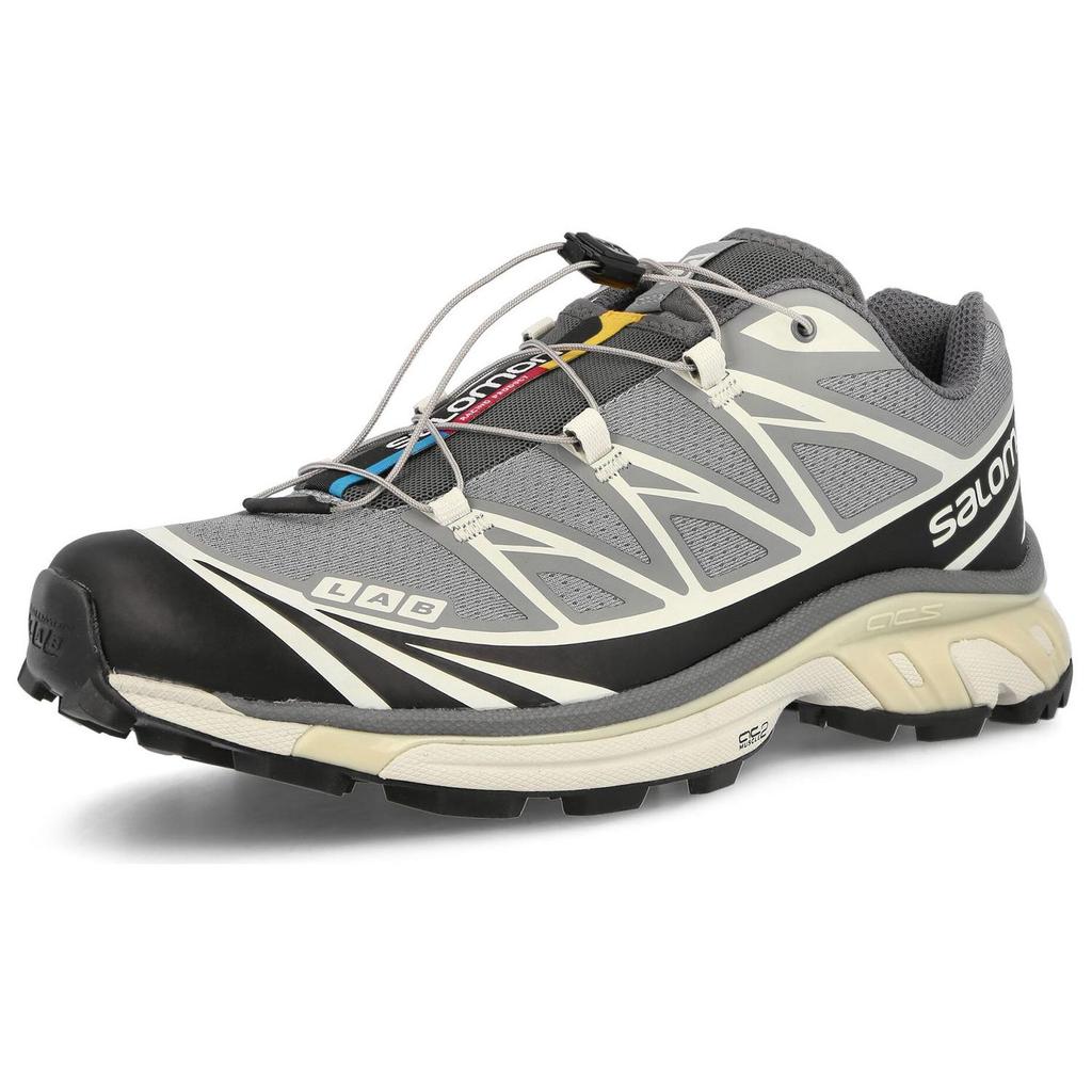 SALOMON Xt-6 Huanshan Zhe Fabric Tpu Recut Unisex Outdoor Functional Shoes Monument Phantom Original-Gray 473057