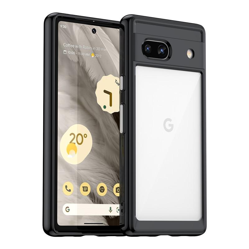 Для Google Pixel 7A Чехол для Pixel 7A Чехол 6,1 дюйма Цветной Мягкий Край Силиконовый Прозрачный Ударопрочный Бампер для Pixel 7A