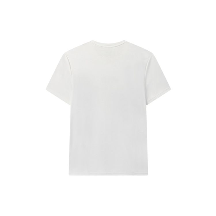 Fila Logo Print Crew Neck Loose Short Sleeve T-Shirt Men Tops Standard-White F11M028114G-WT