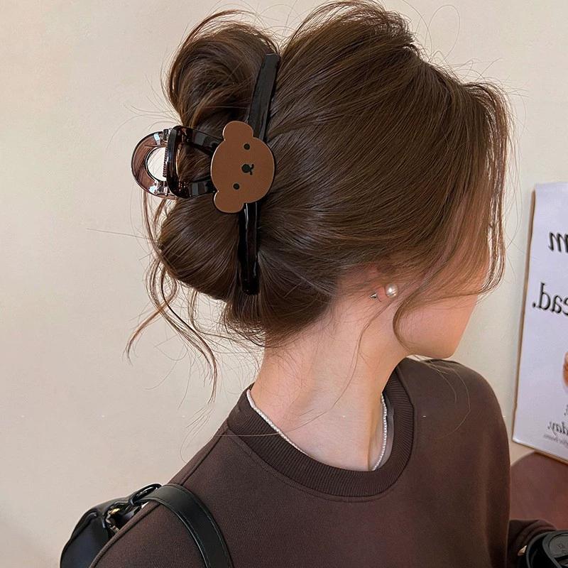 Полые заколки для волос, держатель для хвостика для девочки, заколки для волос, зажим-акула, элегантные повседневные аксессуары для волос, головной убор