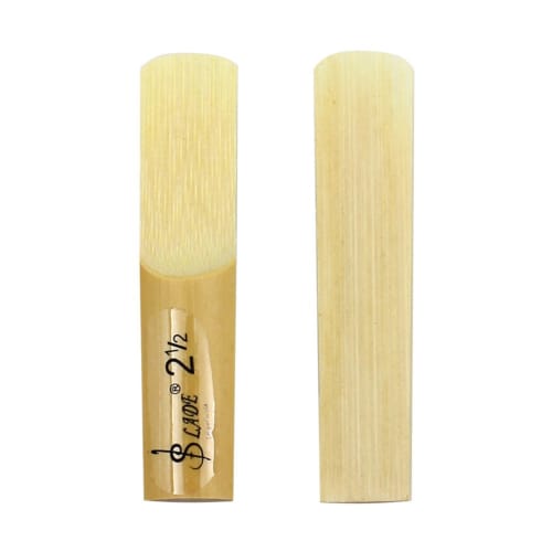 10pcs/Set Lade Alto Saxophone Reeds, 2.5" Bamboo Reeds for bE Alto Saxophone, Replacement Accessories, with Storage Case