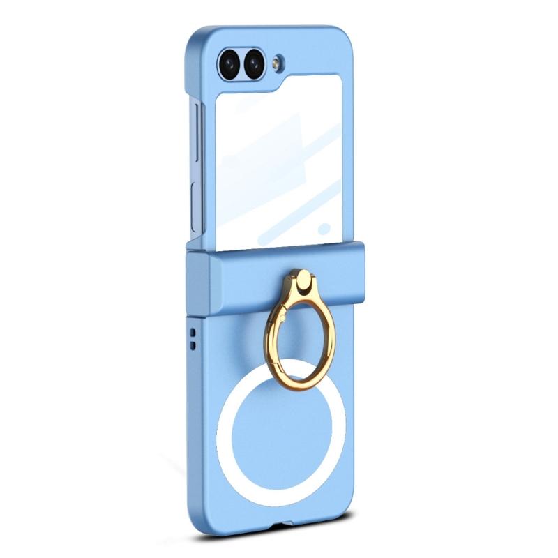 For Z Flip6 Scratch Resistant Smartphone Shell Magnetic Case With Hinge Guard, Full Body Sleeve, Integrated Screen Cover