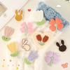 Fresh And Simple Tulip Embroidery Patch Clothing Accessories, Colorful Cute Four-Leaf Clover Series Embroidery Cloth