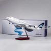 Plane 47CM 1/150 Scale Airplane Model 747 B747 Garuda Indonesia Aircraft Model with Light and Wheels Resin Plastic Ornament