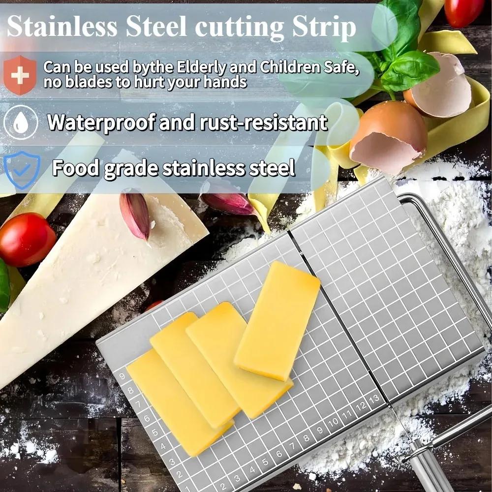 Cheese Slicer Household Ham and Cheeses Cut Into Slices Tools Kitchen Portable Gadget Heavy Duty Durable Butter Simple Cutter