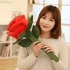 Romantic Red Rose Bouquet Soft Rose Plush Pillow Simulation Plush Rose  Home Decoration