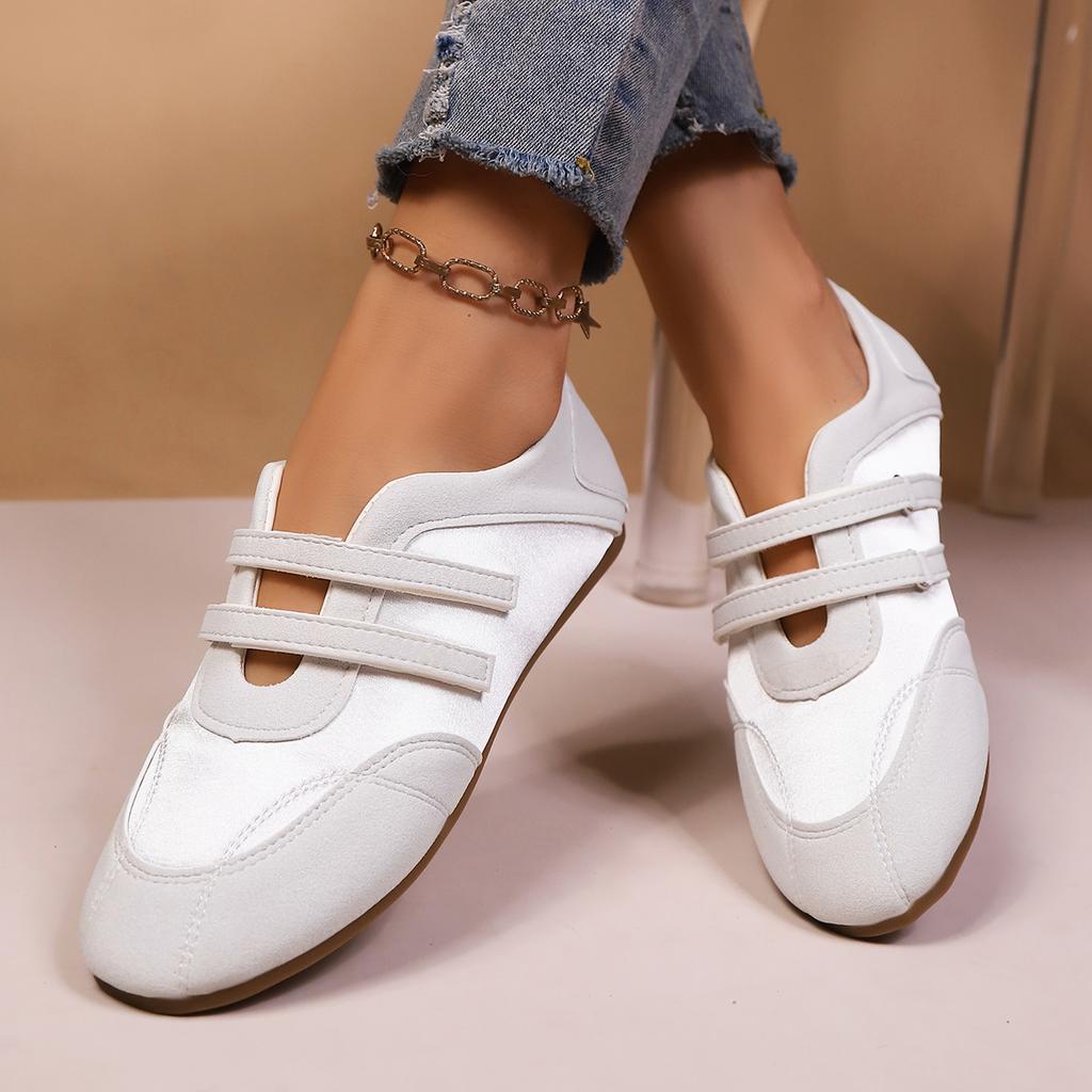 Flats Women Sports Shoes Fashion Casual Shallow Loafers Shoes Walking Ballet Shoes Women Trend Comfortable Cozy Sneakers Women