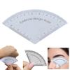 Reusable Eyebrow Shaping Ruler Adjustable Makeup Drawing Guide Eyebrow Design Ruler