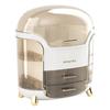 Stable Rotary Cosmetic Storage Box Makeup Organizer Moisture-proof  Keep Neat