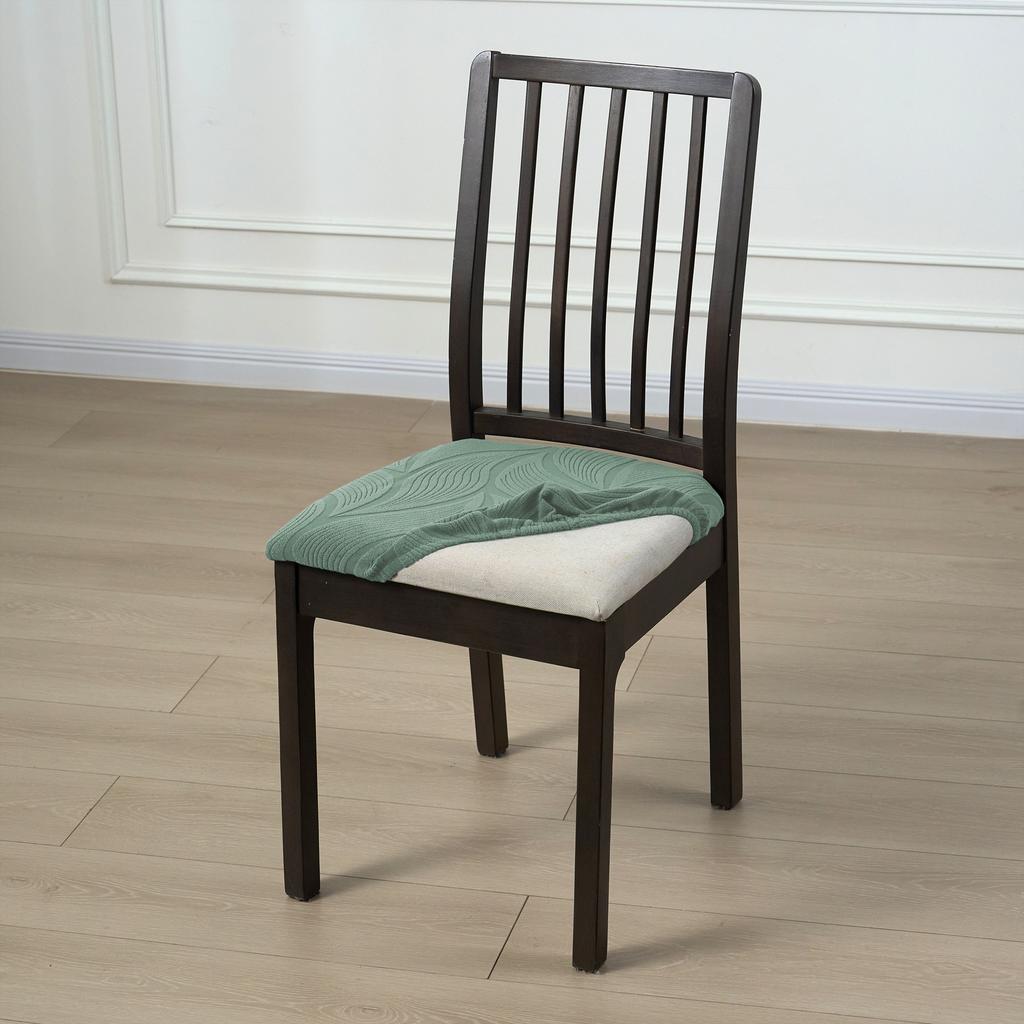 Stretch Dining Chair Covers With Elastic Band Soft Seat Protectors For Living Room Home Restaurant 1 2 4 6 Pcs