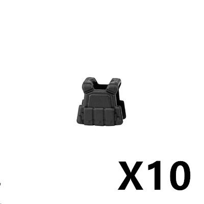 Military Soldiers Fighter Tactical Vest Accessories Building Block Rebound Clothes Armor Bricks Gift Toys For Children J083