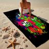 Яркое игровое полотенце Friends Beach Towel, Супермягкая микрофибра, Подарок для нее/него, на День рождения, для бассейна, пляжа, путешествий, Домашний декор, Подарки для фанатов