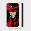 Anime Alucard Hellsing Phone Case For iPhone 16,15,14,13,12,11,Pro,X,XS,Max,XR,Plus,Mini Soft Silicone Black Shockproof