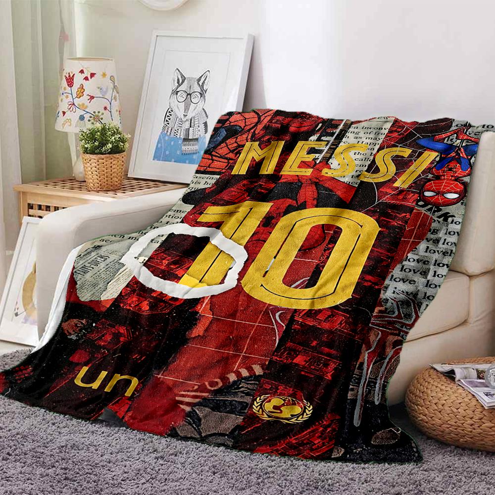 World Cup Celebration printed flannel breathable and warm blanket, a stylish home gift, suitable for home, office and bedspread use. 0713a36