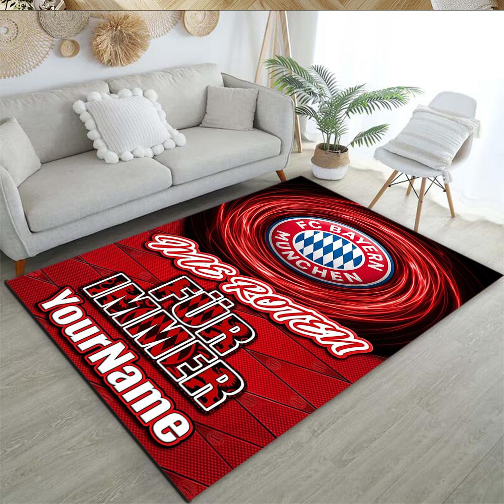 Fc Bayern München 41 Customizable Name Area Rug Suitable for Kitchen Outdoor Hallway Foyer Anti-slip Rug Decorate Offices