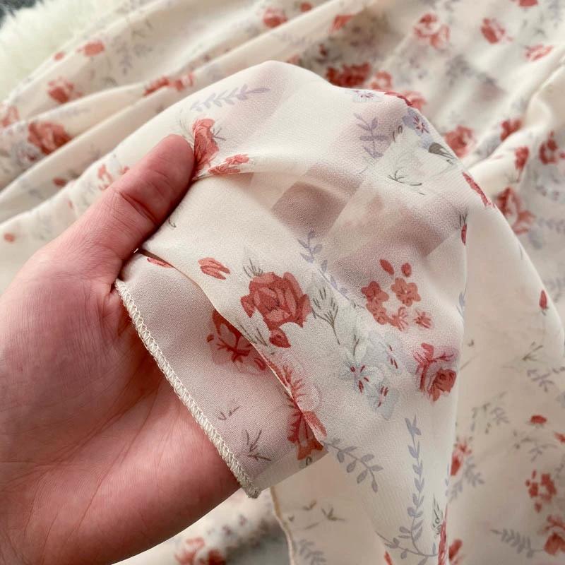 Женские летние сексуальные пляжные платья с v-образным вырезом на талии и длинными шифоновыми цветочными платьями