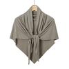 Solid Color Cotton Triangle Scarf Muslim Hijab Shawls Woman Soft Wraps Lady Fashion Causal Turban Islamic Jersey Headband
