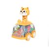 Игрушка для малышей Press and Go Gear Car Toy для малышей 1 2 3 лет Светящаяся игрушка Инерционная машина Подарки на день рождения для детей Мальчики и девочки
