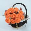 7 Heads Simulation Flower Rose Silk Petals Faux Flower Rose Artificial Flowers  Home Decoration