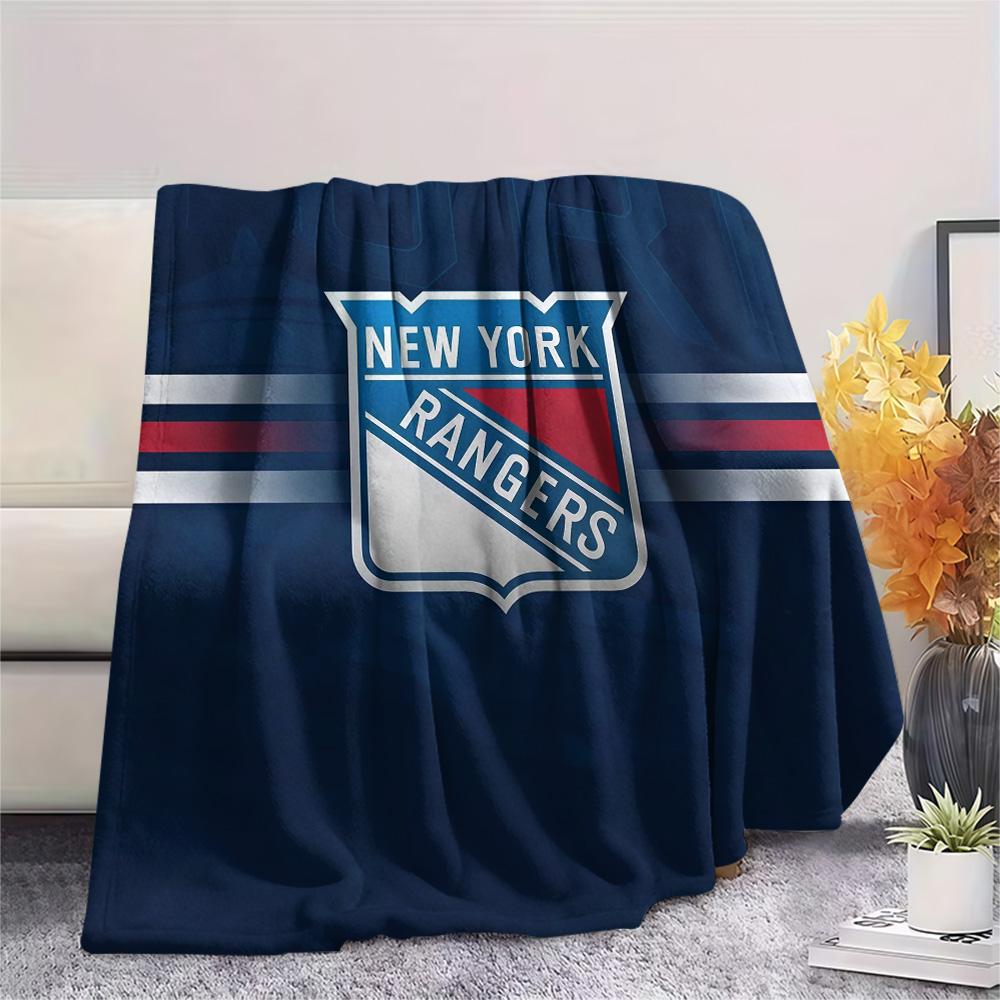 New York Rangers2 Flannel Blanket, High quality Comfortable for All Seasons, Home Decor, Warmth and Comfort