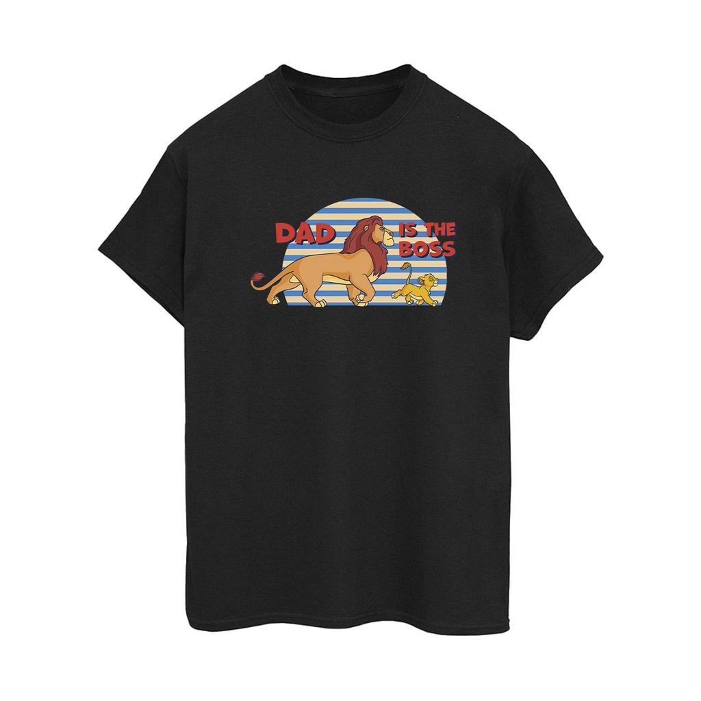 Disney Womens/Ladies The Lion King Dad Boss Cotton Boyfriend T-Shirt