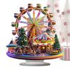 Christmas Ferris Wheel Ornament Acrylic Ferris Wheel Display Board 2D Ferris Wheel Shelf Ornaments Desktop Ferris Wheel Decor