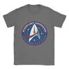 S-Stars T-Treks Discovery Starfleet Мужские футболки Новинка Футболки Короткий рукав Круглый вырез Футболка 100% хлопок Новое поступление Одежда